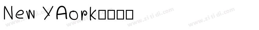 New YAork字体转换